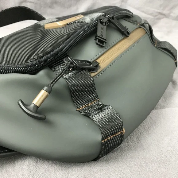 Tumi Alpha 3 Green Crossbody Bag